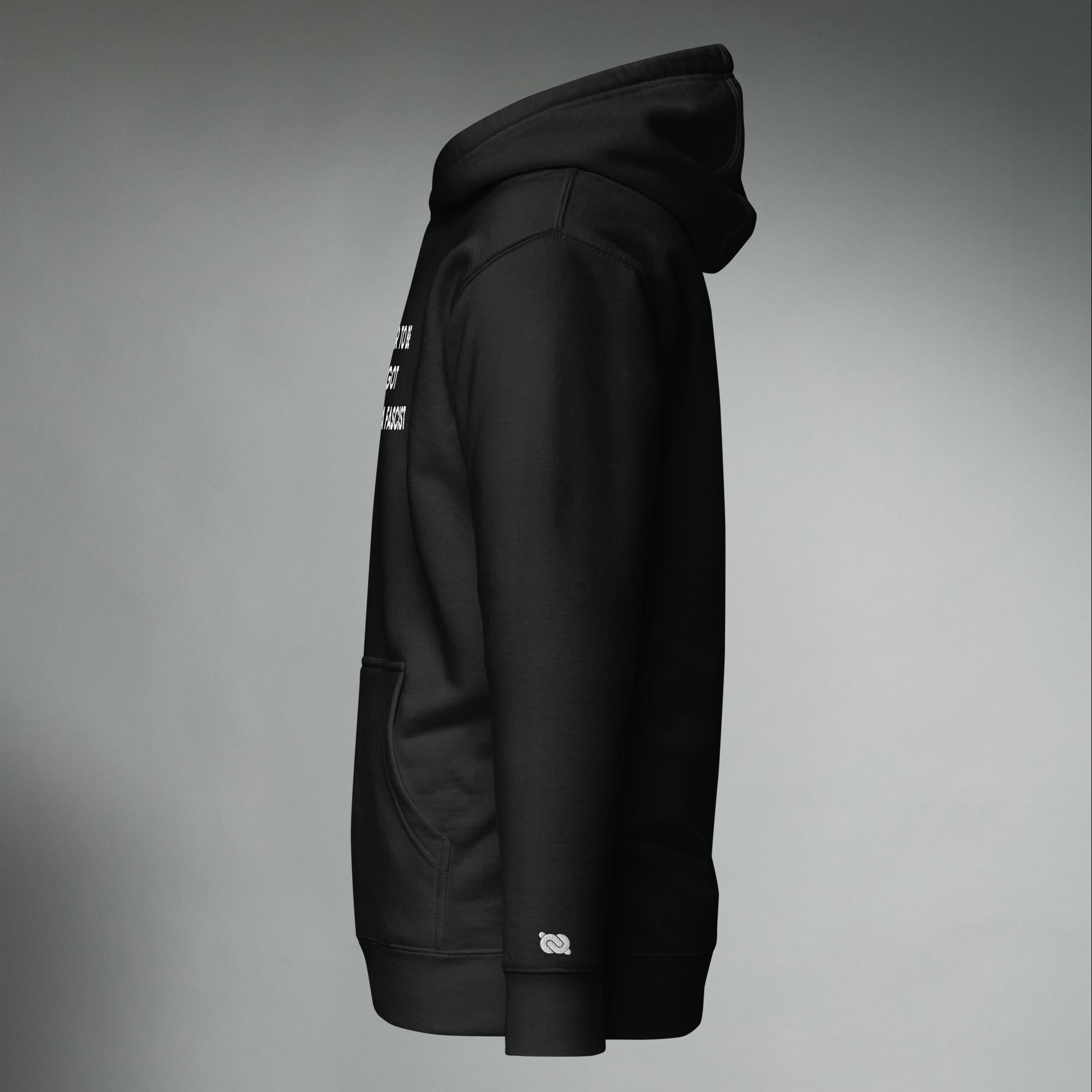 Better To Be A F**got Than A Fascist | Hooded Sweatshirt