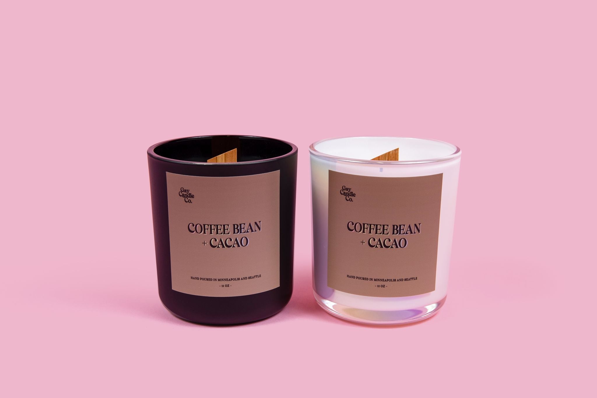 Coffee bean + cacao candle