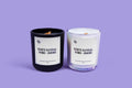 White sandalwood + smoke candle