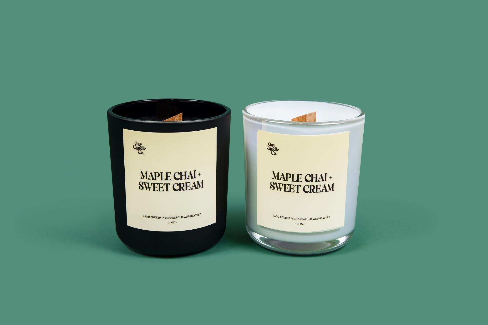 Maple chai + sweet cream candle