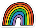 CF Rainbow Pride Sticker